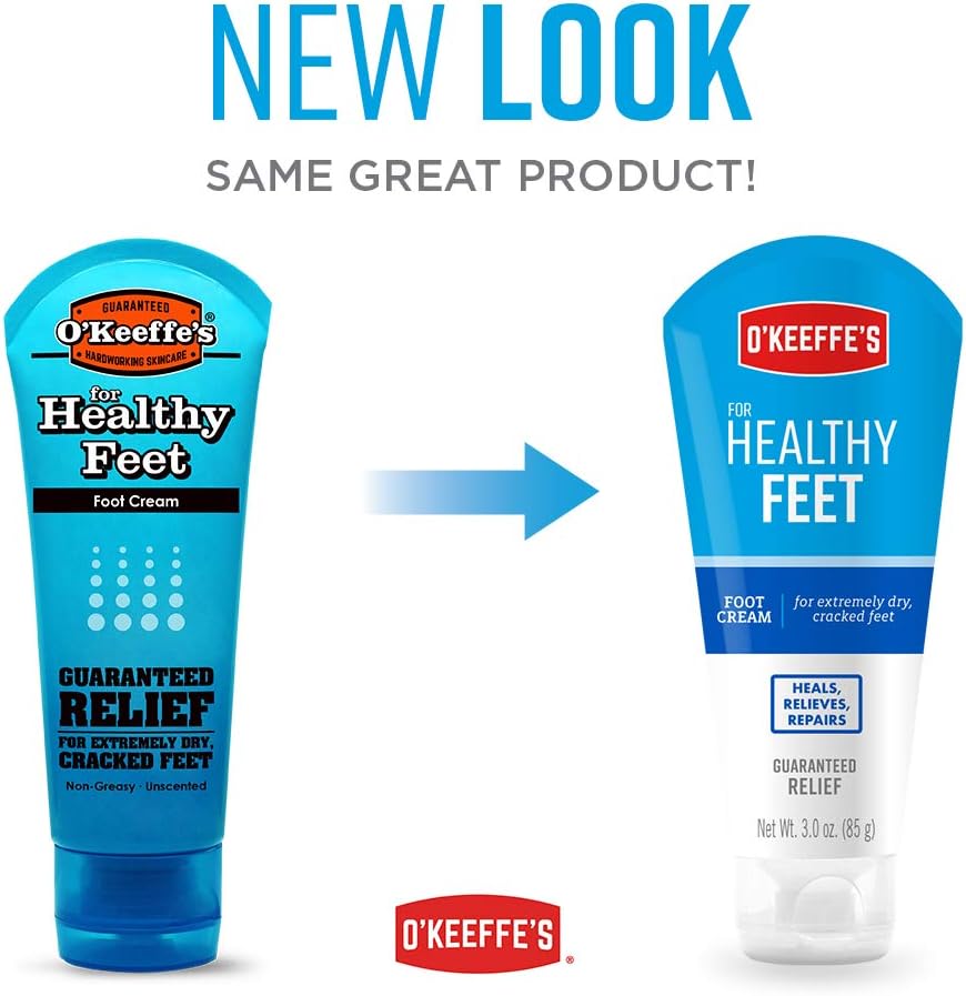 O'Keeffe's Healthy Feet Foot Cream, 3 ounce Tube, (Pack of 2): Home Improvement