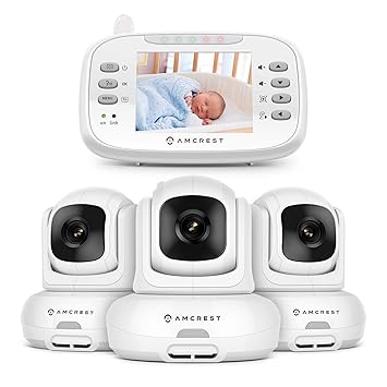 baby monitor with 3 cameras