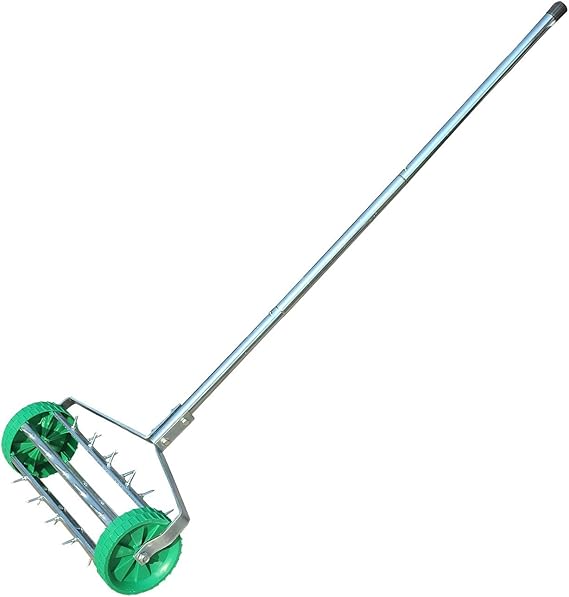 Amazon.de: Outsunny, Rasenbelüfter, Strapazierfähiger Gras-Stahlroller