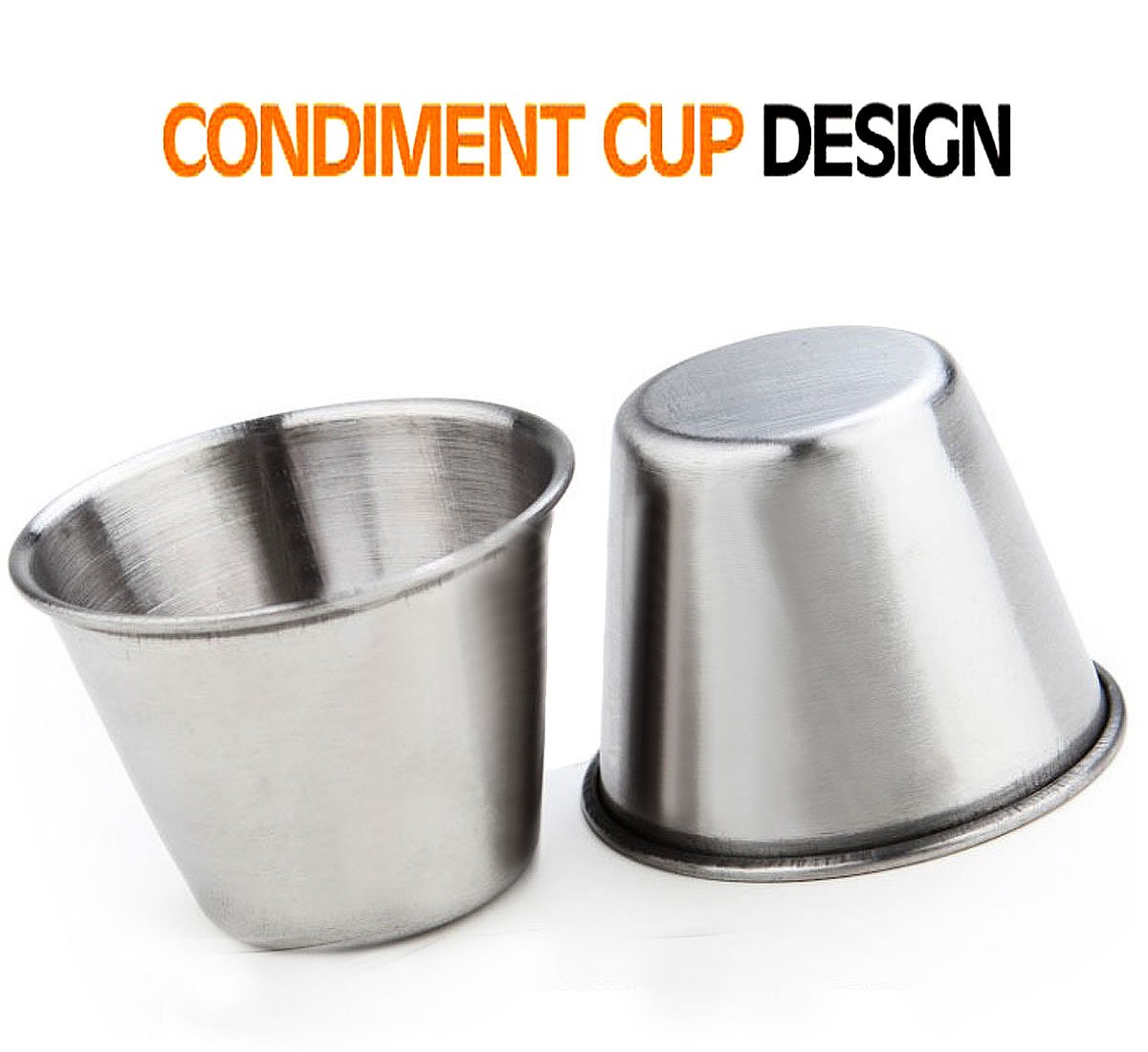 The Wolf Moon® Seafood Tool Kit, 8 Piece Includes 2 x Lobster Crackers + 4 x Stainless Steel Seafood Forks + 2 x Stainless Steel Individual Condiment Sauce Cups