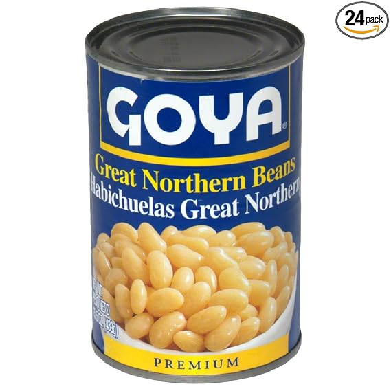 Goya great northern beans 15.5oz canned (041331124300)