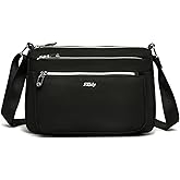 ETidy Casual Nylon Shoulder Bag For Women Waterproof Lightweight Crossbody Purse Hobo Bag