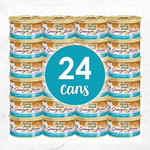 Purina Fancy Feast Gravy Wet Cat Food, Gravy Lovers Salmon & Sole Feast in Seared Salmon Flavor Grav - //medicalbooks.filipinodoctors.org