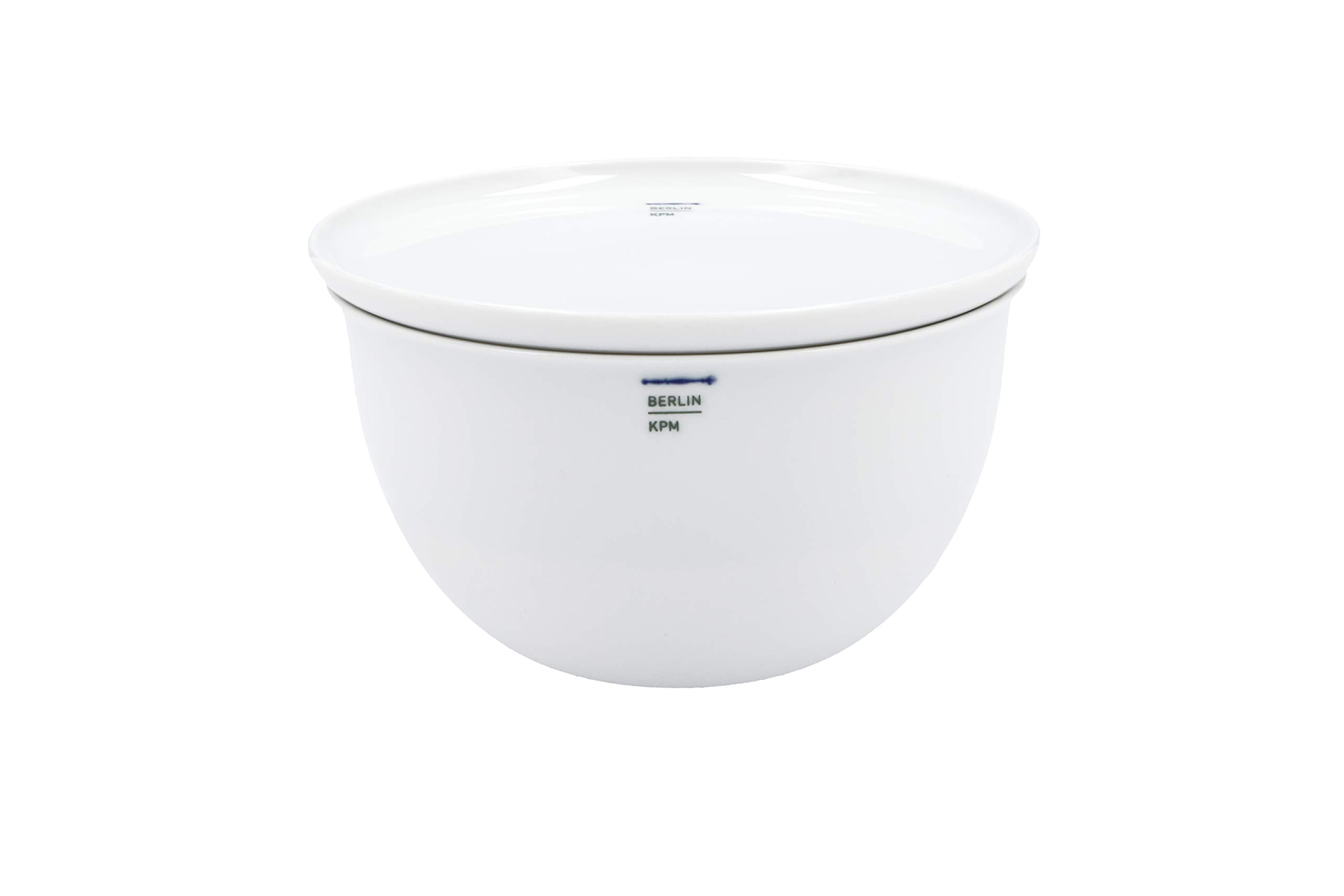 Lab Bowl & Plate Set 14 cm Porcelain by KPM Berlin – Plate Set – Porcelain Set – Handmade and Gift Wrapped – White