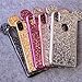 MC Fashion Super Cute Sparkle Bling Glitter 3D Mouse Ears Soft and Protective TPU Rubber Case for iPhone X/iPhone Xs (Rose Gold)