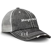 Speedy Pros Baseball Cap Margarita Me Cotton Trucker Hats for Men & Women Black Gray