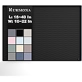 URMONA 22 x 19 in Waterproof Silicone Under Sink Mat, Cabinet Protector | Black, Under Kitchen Sink Mat, Kitchen Cabinet Liner, Bathroom Sink Protector, Pet Food Mat and Cat Litter Mat