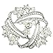 Danbihuabi Fashion Womens Clear Crystal Brooch Mixed Lot