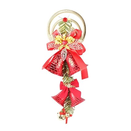 Venmo Large Jingle Bells Craft With Ribbons Christmas Tree Hanging