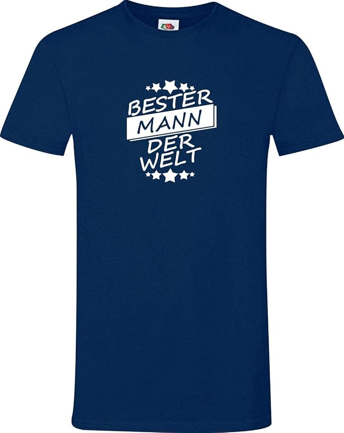 Shirtinstyle TShirt, Bester Mann Der Welt, Familie Dankeschön Geschenk