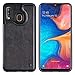 Arae Case for Samsung Galaxy A20 - Wallet Case with PU Leather Card Pockets Back Flip Cover for Samsung Galaxy A20 - Black