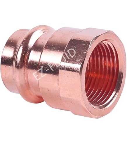 Viega ProPress Bronze Adapter - 1 Inch X 3/4 Inch Male NPT Zero Lead Plumbing Fitting