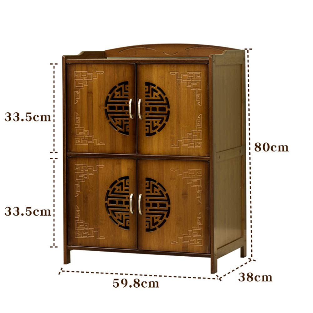 Biblioteca DD Horno Microondas Bambú/Estante del Horno Gabinete Té ...