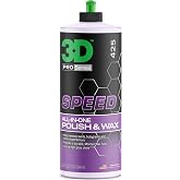 3D Speed All-In-One Polish &amp; Wax &ndash; Scratch &amp; Swirl Remover, Clear Coat Safe Paint Sealant &ndash; High Gloss Finish, Easy Application &ndash; 32oz &ndash; Made in USA