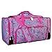 Wildkin Kids Weekender Duffel Bag for Boys and Girls, Carry-On Size and Perfect for Weekend or Overnight Travel, 600-Denier Polyester Fabric Duffel Bags Measures 22 x12 x12 Inches (Watercolor Ponies)