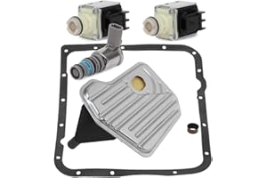 DAYSYORE 24230298 10478120 4T65E 4L60E Transmission Solenoid Valve - with TCC & PWM Downshift Shift A&B Solenoid Filter Kit for 1993-1997 4T65E 4L60E Transmission Aftermarket Parts,3 Month Warranty