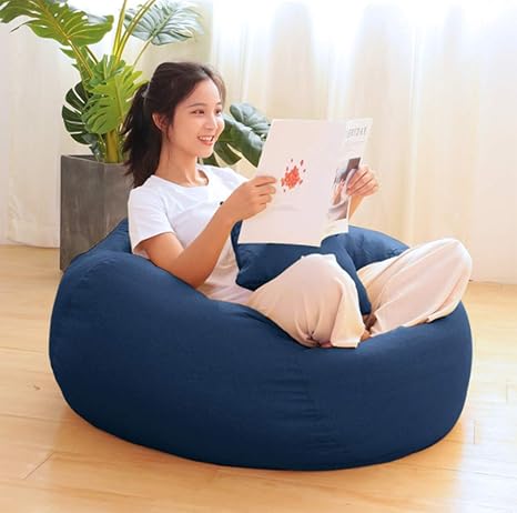 Amazon Co Jp ビーズクッション 座布団 人をダメにするソファ 豆袋 座布団 もちもち 洗えるカバー 子供大人兼用 軽量 ビーズソファ 可愛い 100 1cm ホーム キッチン