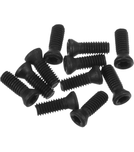 Tornillos De Cabeza Plana Contrahuenda Aleación Aluminio M2 - Varios Tamaños Para Maquetas Y DIY