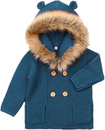 baby girl fur cardigan