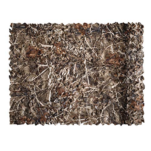 Sensong Camo Netting, Bulk Roll Camouflage Netting Dry Grass Camo 5 x 23 ft, Military Hunting Mesh Nets Free Cutting for Hunting Blind Sunshade Shooting Theme Party Decoration