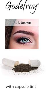 Godefroy Dark Brown Instant Eyebrow Tint Kit 12 Packs No Ammonia view 2