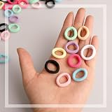 Lanjue 200 Pcs Small Candy Color Hair Bands Elastic Hair Ties view 4