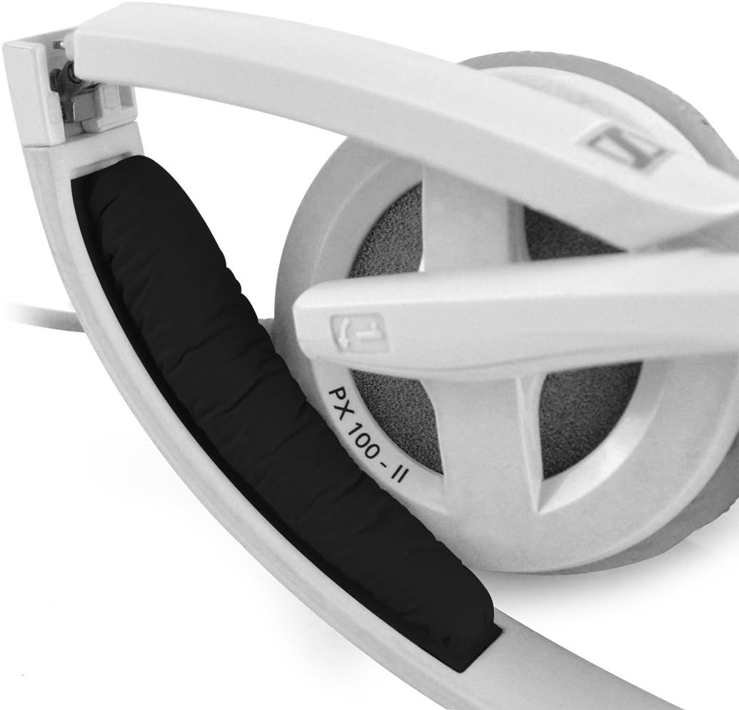 Geekria Protein Leather Headband Pad Compatible with Sennheiser PX100/ PX200/ PX80 Headphones, Replacement Band Repair Part (Black) - Image 5