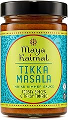 Maya Kaimal Tikka Masala Sauce, Mild Indian Simmer Sauce with Tomato and GaramMasala Spices. Vegetarian, Gluten Free, 12.5 oz