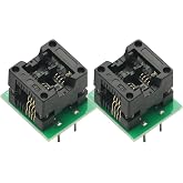2 Pcs SOIC8 SOP8 to DIP8 Socket Converter Module Programmer Output Power Adapter with 150mil Connector SOIC 8 SOP 8 to DIP 8