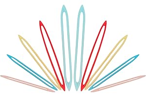 10Pieces Yarn Needle for Knitting and Sewing with Fish Shape Design Crochet Project Threading Accessories Knitting Needle