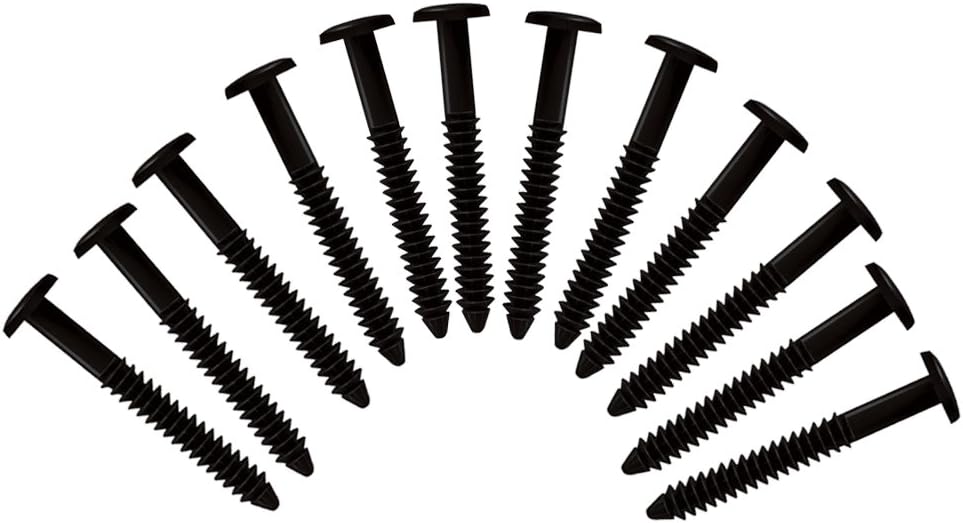 Amazon Com Black Pack Of 12 Vinyl Shutter Fastener Spike Loks For Installing Decorative Exterior Vinyl Shutters Home Kitchen