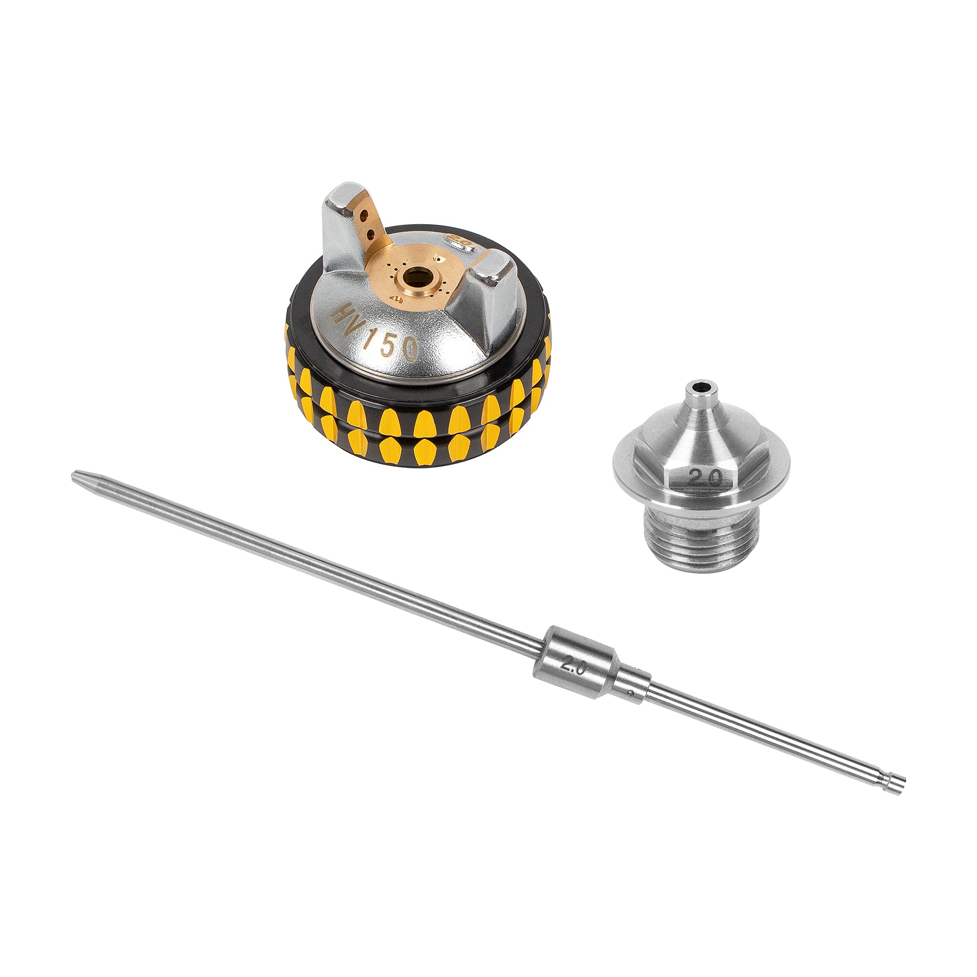 Photo 1 of BEETRO 2.0mm Nozzle Kit Stainless Steel for HVLP Professional Gravity Feed Air Spray Gun TC0413