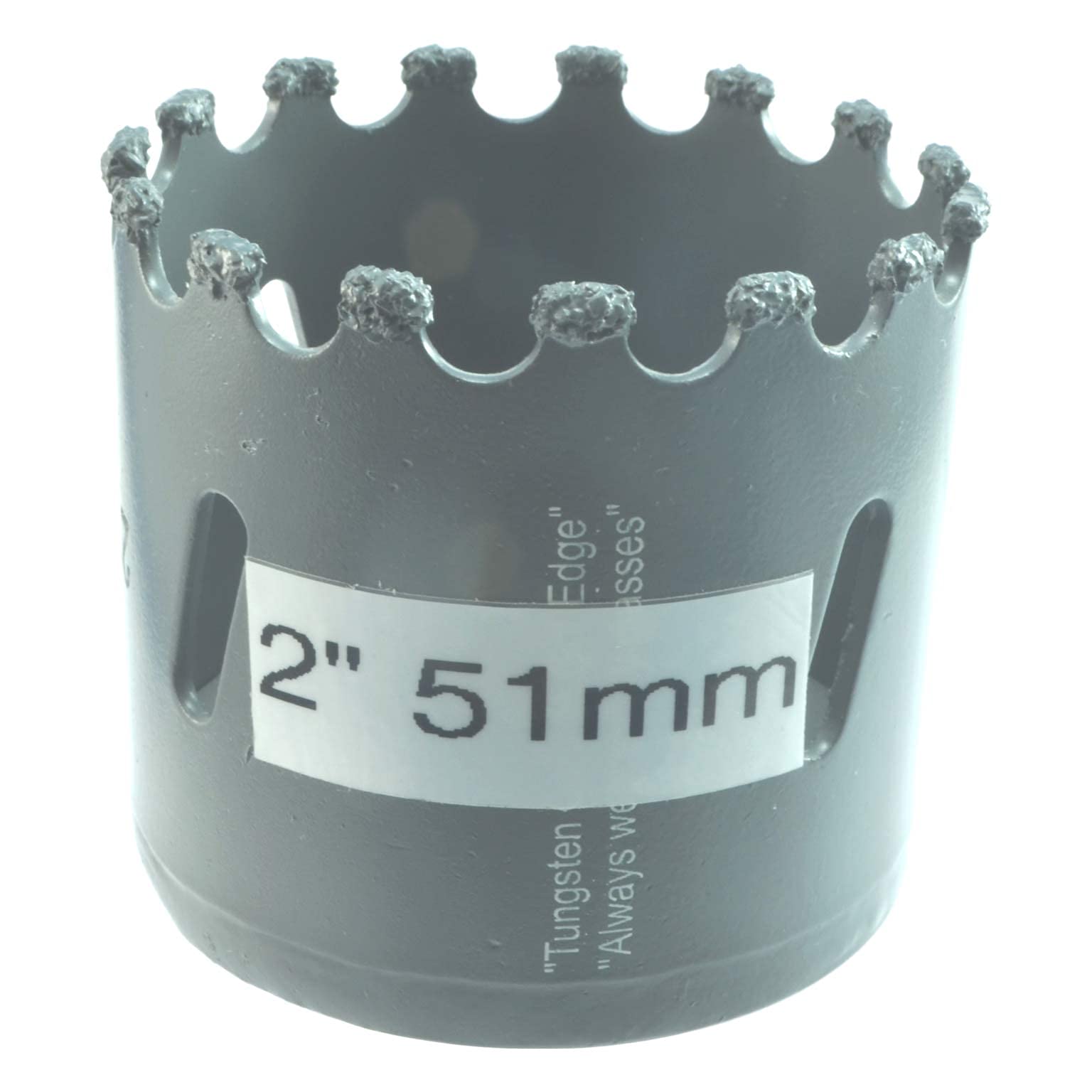 51mm Carbide Hole Saw Bit 2 in Masonry Hole Saw for Brick 51mm Hole Saw for Plaster Concrete Gyproc Fiberglass Ceramic Wall Tile And Holes in Plasterboard for Ceiling Lights and Pipes — image 1