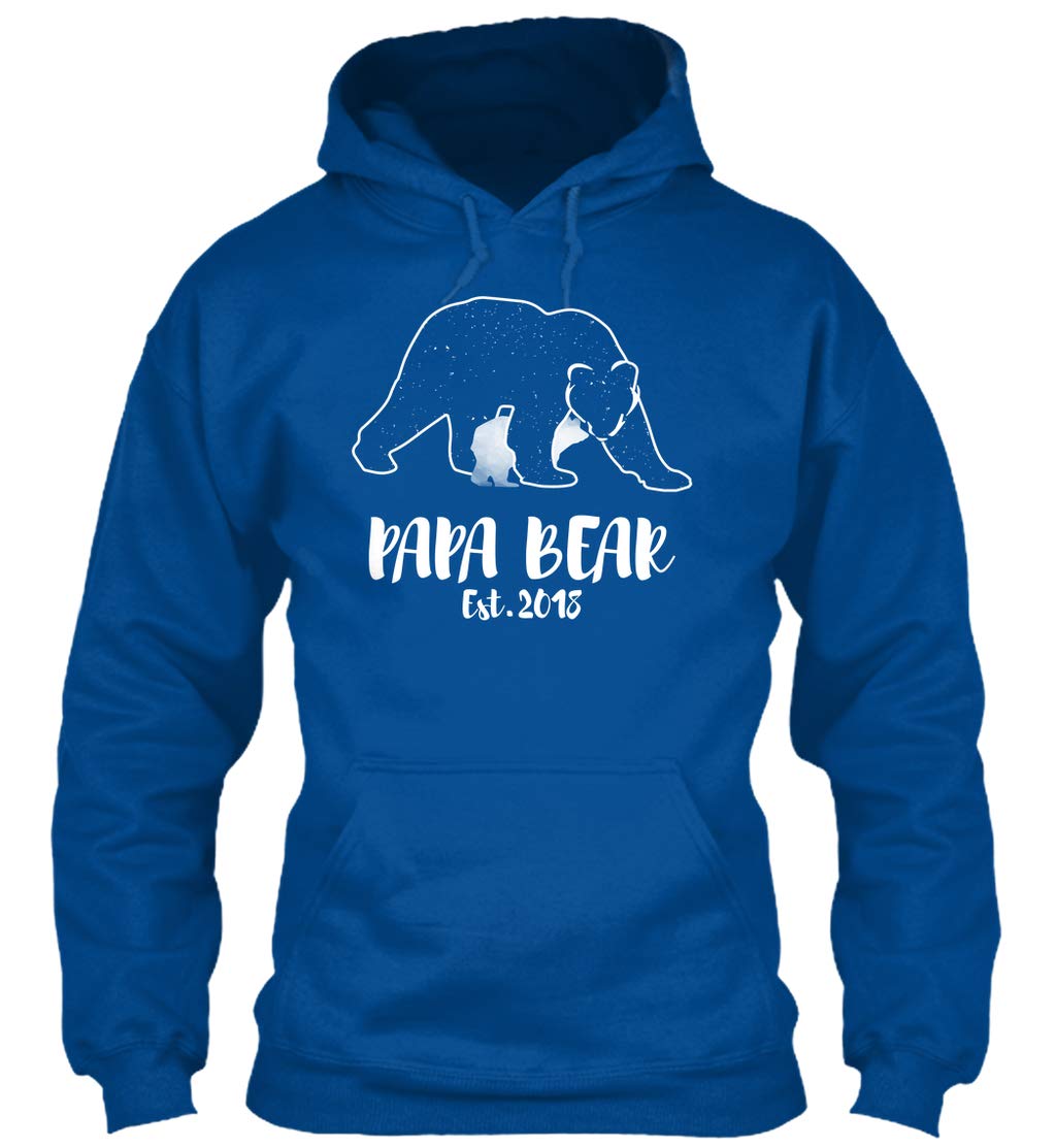 Papa Bear Est 2018 Best Father. - 8oz Heavy Blend Shirts