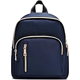 YANAIER Women Mini Backpack Purse Water resistant Nylon Fashion College Bag Casual Daypack