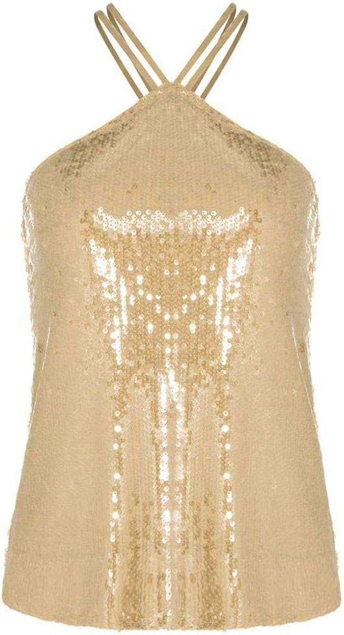 ladies gold sparkly tops