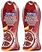 Softsoap Body Wash, Juicy Pomegranate and Mango Infusions 18 fl oz(pack of 2)