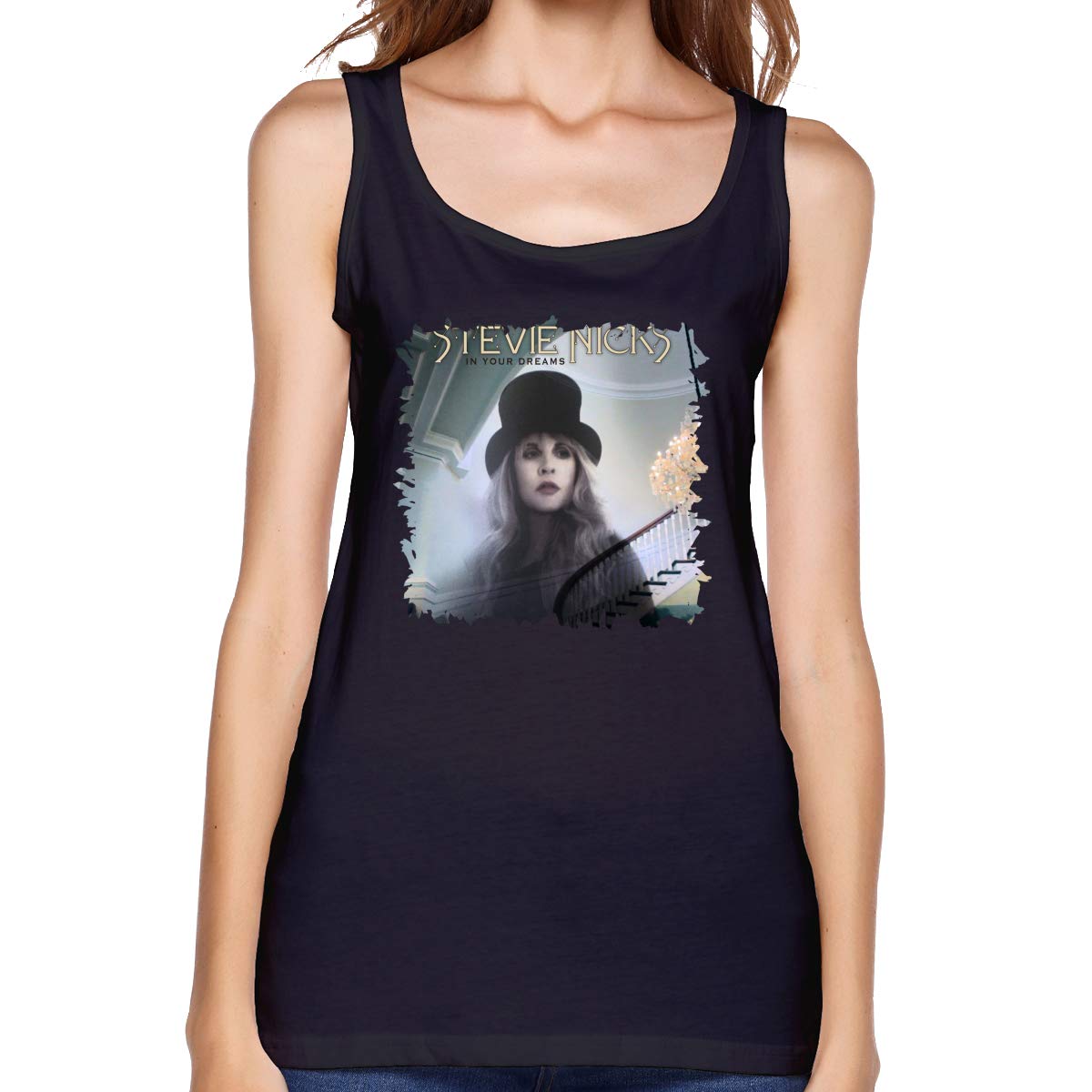 Nanabang Stevie Nicks In Your Dreams S Sleeveless Round Neck Summer Workout Tank Top Ness 