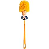 Donald Trump Toilet Brush-Funny Novelty Bathroom Cleaning Scrubber,Gag Gift for Men&Women,Prank Toilet Accessory for Politica