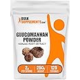 BulkSupplements.com Glucomannan Powder - from Konjac Root Extract Powder, Glucomannan Supplements - Gluten Free, 2g per Serving, 250g (8.8 oz) (Pack of 1)