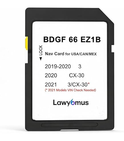 Car Navigation Card BDGF66EZ1B for Mazda Navigation GPS SD Card