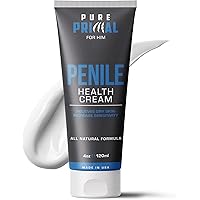 Pure Primal Premium Penile Health Cream - Advanced Moisturizing Lotion to Increase Sensitivity for Men - Moisturizer for Anti