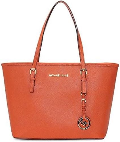 michael kors orange tote