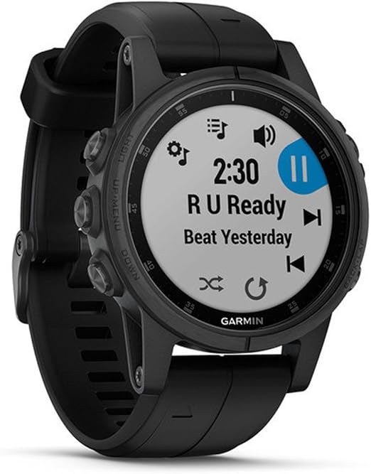 Garmin Fenix 5S Plus Sapphire, Unisex, Grafito, 1: Amazon.es ...