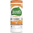 Seventh Generation Multi Surface Disinfecting Wipe, 35 Count Canister - 12 per case.