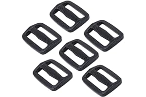 Baitoo Tri glide Slider,Heavy Duty Plastic Tri Glide Slide Buckle Strap sliders Adjusters for Backpack Strap Belt