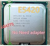 Intel Xeon E5420 2.5GHz/12M/1333Mhz/80W Processor Equal to Core 2 Quad Q6600 Q9300 CPU Can Work LGA 775