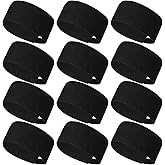 Hicarer 12 Pcs Chef Hat for Women Men Adjustable Unisex Sushi Beanie Chef Mesh Top Skull Cap Kitchen Cooking Food Cap