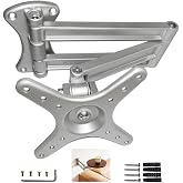 ANTEISI Side Table Bedroom Wall Shelf Brackets,Extendable and Foldable | 360 degree rotation,adjustable angle,sturdy aluminum alloy,space saving,DIY unique coffee table,side table living room etc