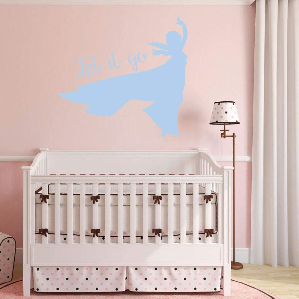 Amazon Com Princesses Wall Decals Elsa Frozen Nursery